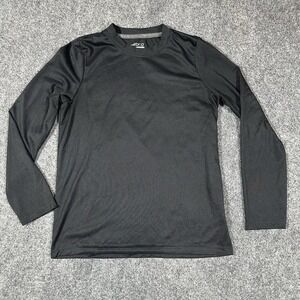 BCG Top Boys L Black Long Sleeve Tee T-Shirt‎ Casual Active